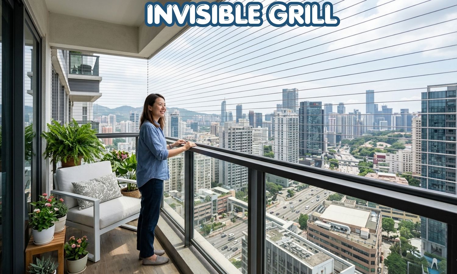 What Are the Best Invisible Grill Options for Residential Balconies?