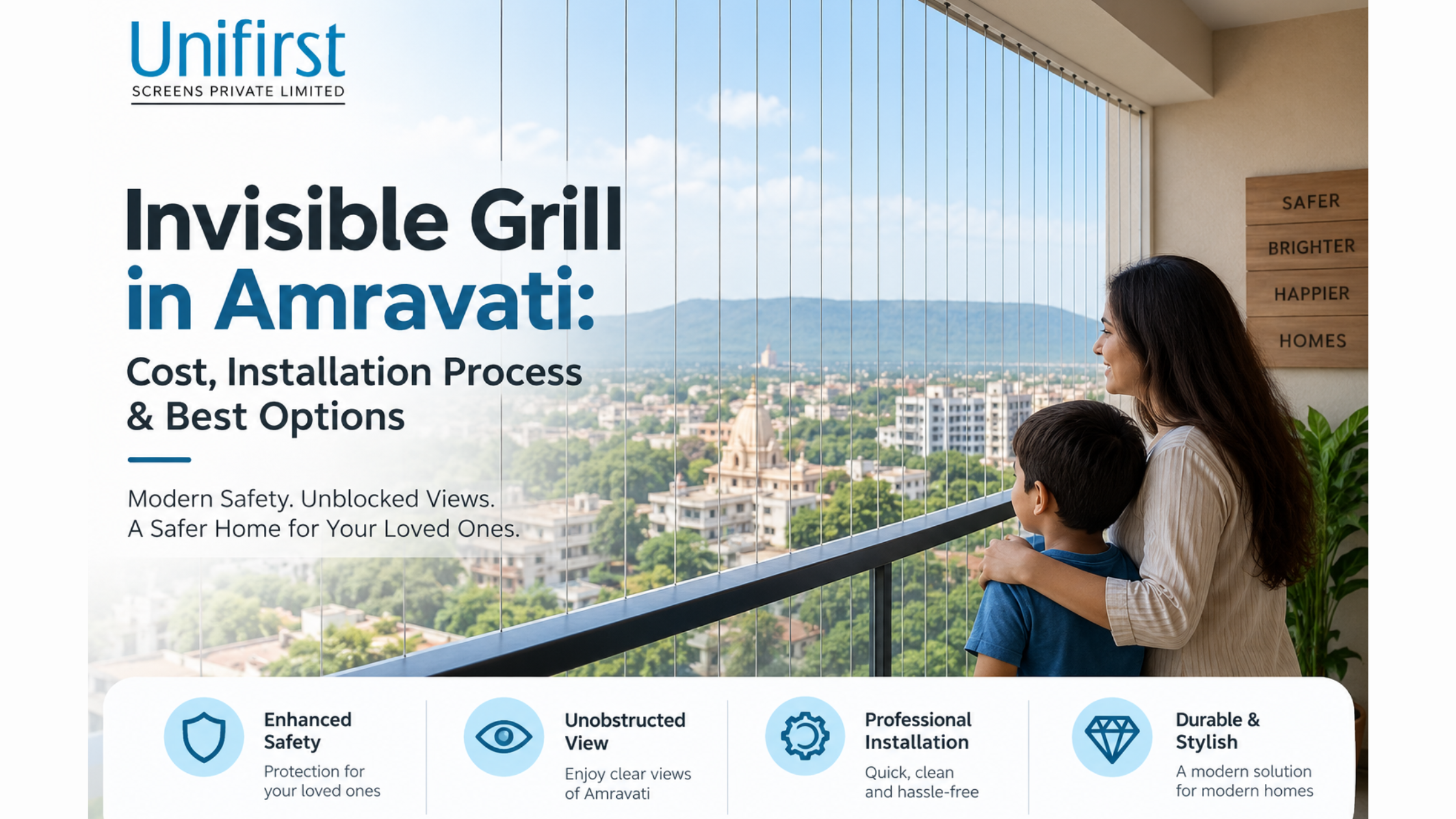 Invisible Grill in Amravati: Cost, Installation Process & Best Options